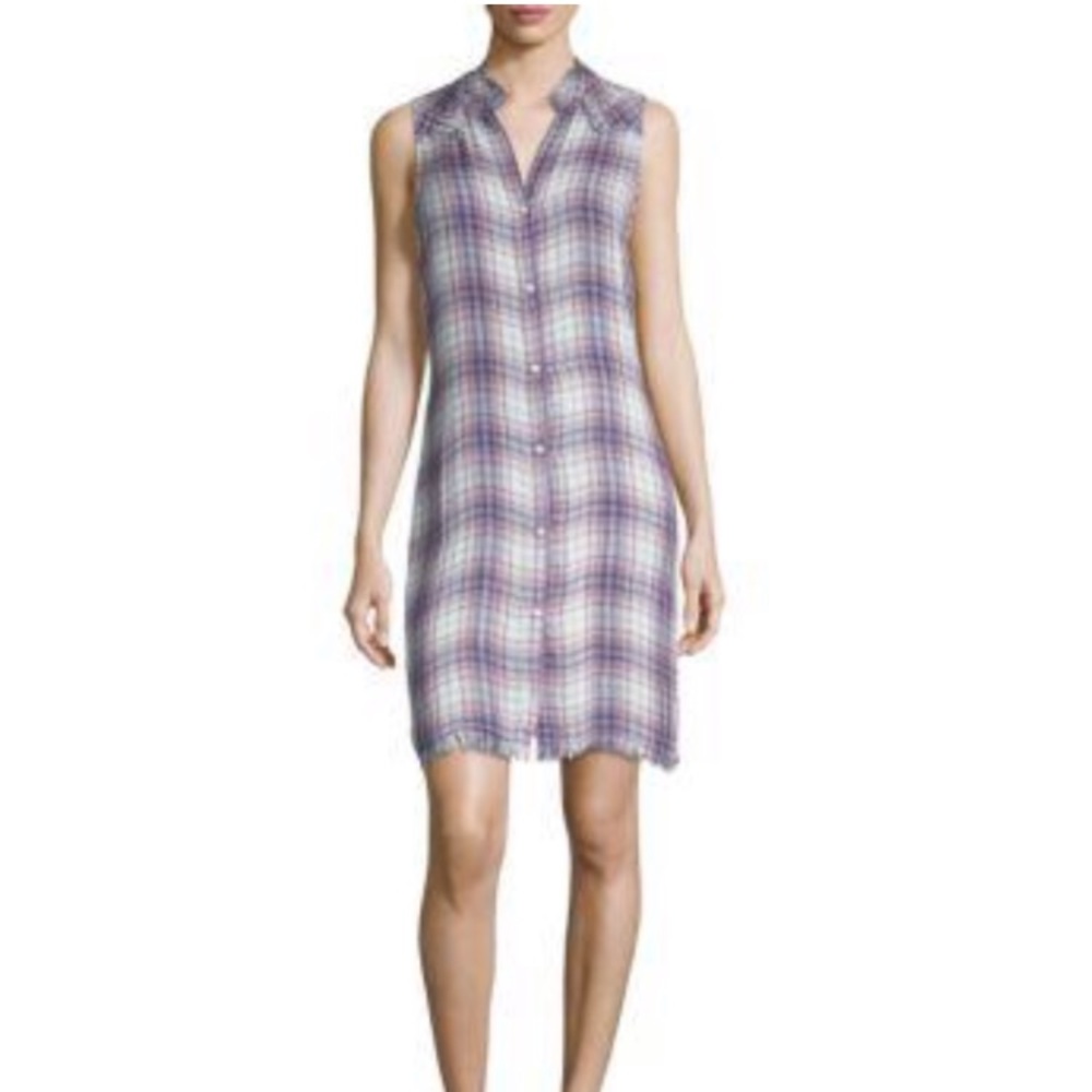 NWT Bella Dahl Morro Bay flannel tank dress